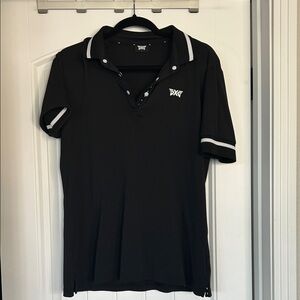 PXG Black Polo with White Trim